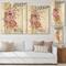 Designart - Bouquet Of Pink and Purple Flowers III - Farmhouse Print on Natural Pine Wood